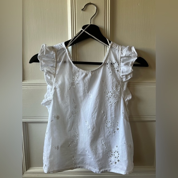 Zara | Trafaluc Collection Eyelet Crop Top - Picture 2 of 5